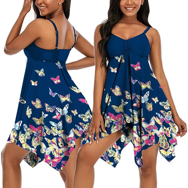 two-piece suits hirigin plus size 2pcs women swimsuit splicing spaghetti straps sleeveless v neck cropped slip dress with briefs for ladies
two-piece suits hirigin plus size 2pcs women swimsuit splicing spaghetti straps sleeveless v neck cropped slip dress with briefs for ladies