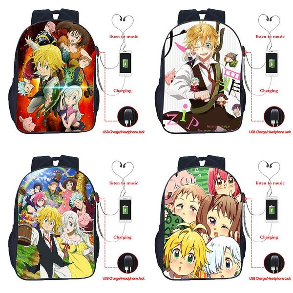backpack the seven deadly sins nanatsu no taizai usb charge school bag laprucksack men backbag travel male leisure mochila
backpack the seven deadly sins nanatsu no taizai usb charge school bag laprucksack men backbag travel male leisure mochila