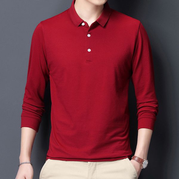 2021 spring and autumn casual fashion solid color lapel t-shirt loose long sleeve t-shirt men's wear, White;black
2021 spring and autumn casual fashion solid color lapel t-shirt loose long sleeve t-shirt men's wear, White;black