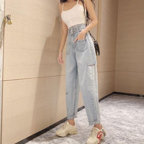 women's jeans fashion women pants leisure loose streetwear vintage blue high waist harajuku hole straight ripped denim clothing
women's jeans fashion women pants leisure loose streetwear vintage blue high waist harajuku hole straight ripped denim clothing