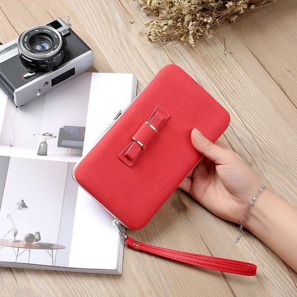 wallets ladies pu leather women long wallet purse mobile phone pocket card holder bag, Red;black
wallets ladies pu leather women long wallet purse mobile phone pocket card holder bag, Red;black