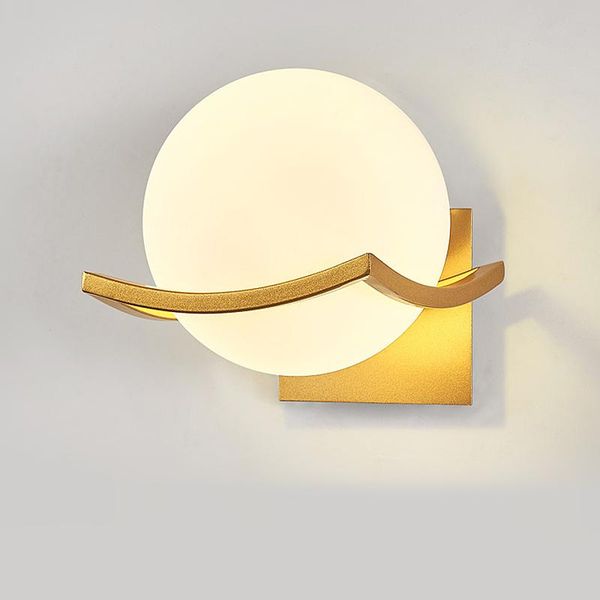 wall lamp modern e27 led bedside round glass bedroom lighting fixture aisle night light for home decor(without bulb)
wall lamp modern e27 led bedside round glass bedroom lighting fixture aisle night light for home decor(without bulb)