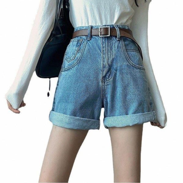 women's shorts shnsophi casual blue high waist jeans women 2021 summer beach denim korean classic washed wide leg cuff, White;black
women's shorts shnsophi casual blue high waist jeans women 2021 summer beach denim korean classic washed wide leg cuff, White;black