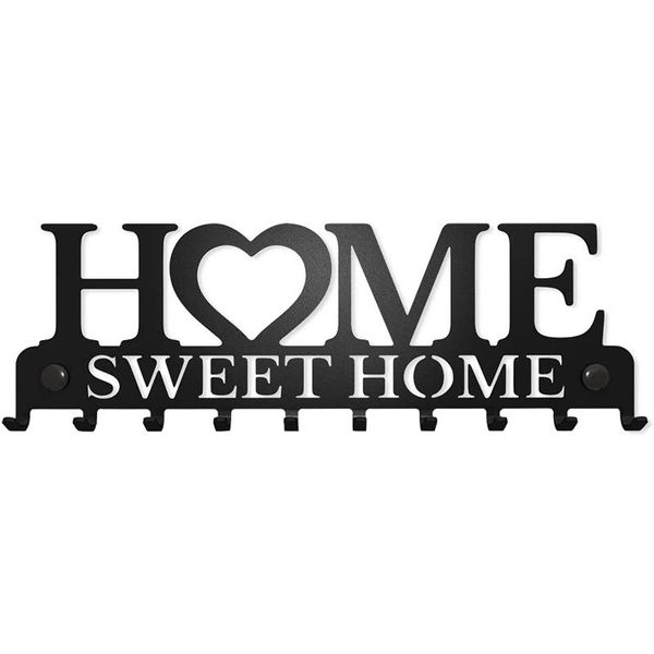hooks & rails key holder for wall mount sweet home organizer decorative, metal hanger front door, kitchen store house, work
hooks & rails key holder for wall mount sweet home organizer decorative, metal hanger front door, kitchen store house, work