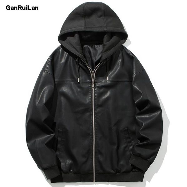 men's fur & faux 2021 hat detachable cotton hooded motorcycle biker men black pu leather jacket and coat slim inside jaqueta couro jk18
men's fur & faux 2021 hat detachable cotton hooded motorcycle biker men black pu leather jacket and coat slim inside jaqueta couro jk18