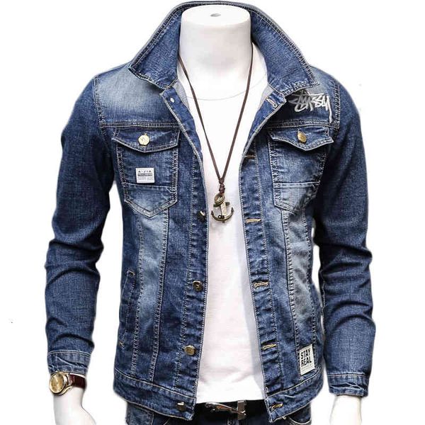 men's jackets hcxy spring autumn fashion denim coats men cotton jacket mens jean outwear male cowboy size 5xl xgw3, Black;brown
men's jackets hcxy spring autumn fashion denim coats men cotton jacket mens jean outwear male cowboy size 5xl xgw3, Black;brown