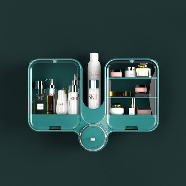 bathroom wall-mounted makeup organizer punch-large capacity jewelry cosmetic storage box women skin care beauty rack boxes & bins
bathroom wall-mounted makeup organizer punch-large capacity jewelry cosmetic storage box women skin care beauty rack boxes & bins