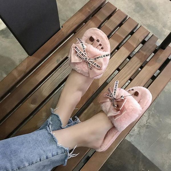 slippers women's wool fur with shoes woman platform-bottomed mane open toe sandals beach walk warm zapatos de mujer, Black
slippers women's wool fur with shoes woman platform-bottomed mane open toe sandals beach walk warm zapatos de mujer, Black