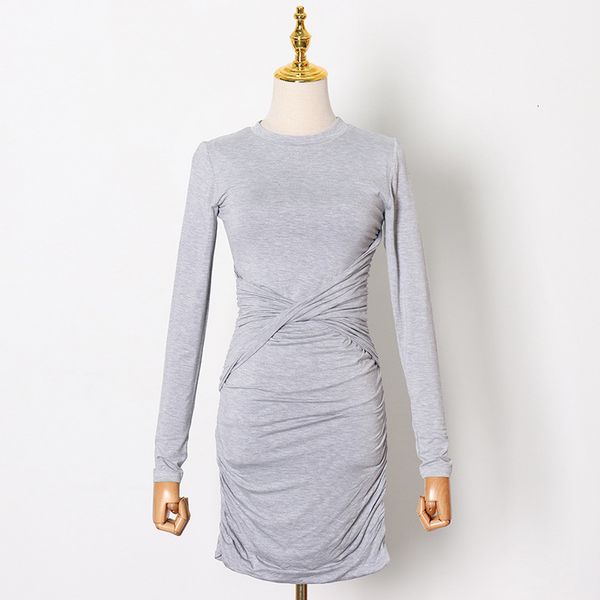msxu 2021 autumn simple elegant woman around the neck thin cross wrapping short female dress, Black;gray
msxu 2021 autumn simple elegant woman around the neck thin cross wrapping short female dress, Black;gray