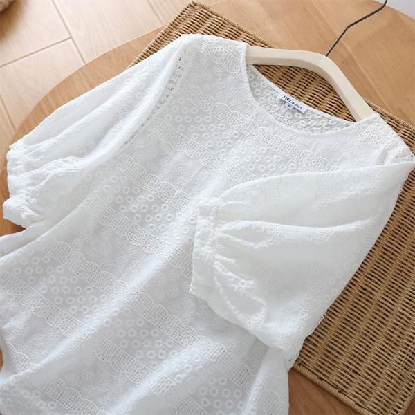 women's blouses & shirts lamtrip hollow out embroidery o-neck cotton lantern sleeve shirt lolita japanese girl quality 2021 summer, White
women's blouses & shirts lamtrip hollow out embroidery o-neck cotton lantern sleeve shirt lolita japanese girl quality 2021 summer, White