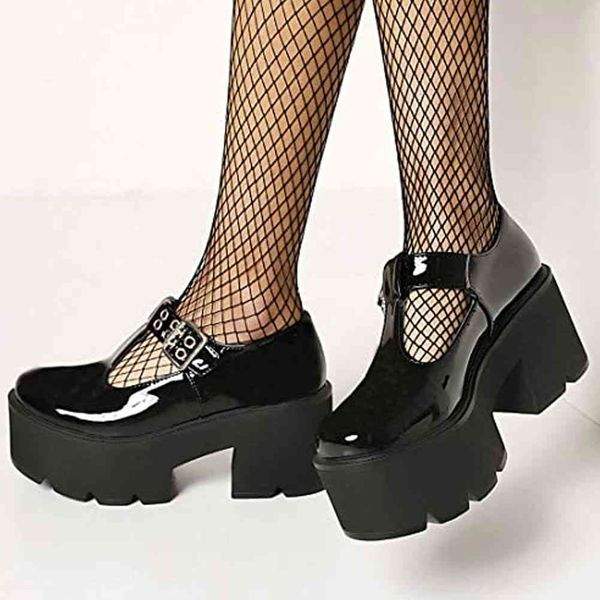 sandals trendy brand 2021 female gothic buckle strap platform chunky casual pumps women design shoes woman, Black
sandals trendy brand 2021 female gothic buckle strap platform chunky casual pumps women design shoes woman, Black