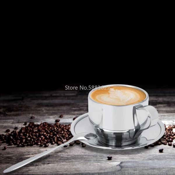 cups & saucers fall resistant stainless steel cup coffee mug with handle saucer spoon double wall insulated tea cafe milk simple
cups & saucers fall resistant stainless steel cup coffee mug with handle saucer spoon double wall insulated tea cafe milk simple