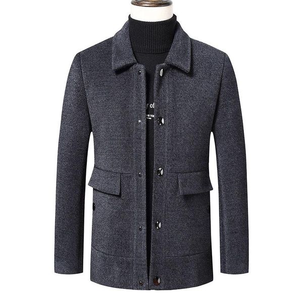 men's wool & blends men winter warm solid color woolen trench coat slim outwear overcoat long jacket single-breasted jackets 4xl, Black
men's wool & blends men winter warm solid color woolen trench coat slim outwear overcoat long jacket single-breasted jackets 4xl, Black