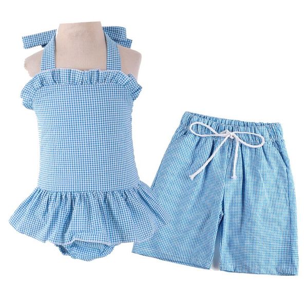 one-pieces summer beach clothes seersucker baby kids shorts girls swimwear siblings match swimsuit, Black
one-pieces summer beach clothes seersucker baby kids shorts girls swimwear siblings match swimsuit, Black