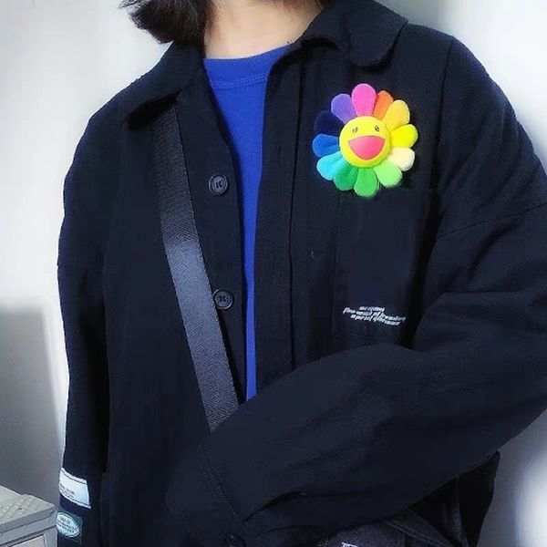njn colorful plush pins brooches sunflower brooch brilliance yuhua same pendant accessory smiling face badge pin bag clothing pendant acces, Gray
njn colorful plush pins brooches sunflower brooch brilliance yuhua same pendant accessory smiling face badge pin bag clothing pendant acces, Gray