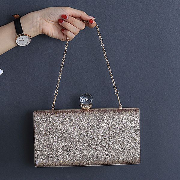 fashion evening bag simple personality frosting drill chain hand korean banquet messenger dinner
fashion evening bag simple personality frosting drill chain hand korean banquet messenger dinner