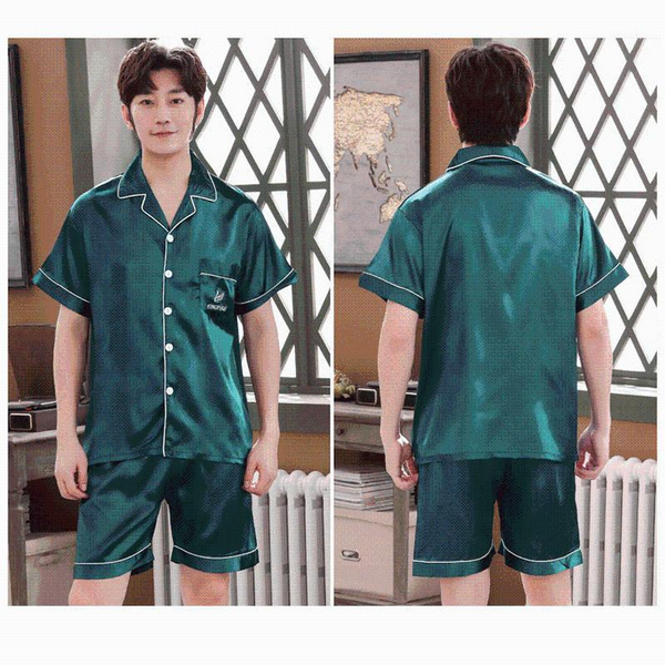 2021yidanna men pajamas set ice silk nightwear short sleeved sleepwear summer sleep clothing solid nighties nightdress suit789 men's, Black;brown
2021yidanna men pajamas set ice silk nightwear short sleeved sleepwear summer sleep clothing solid nighties nightdress suit789 men's, Black;brown