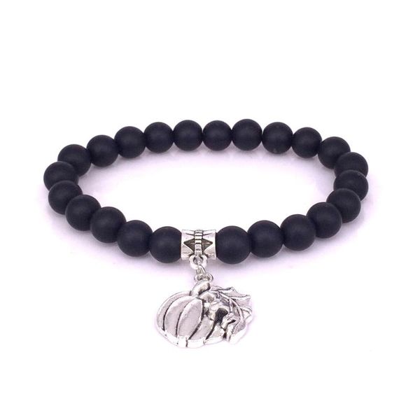 beaded, strands matte natural stone beads elastic bracelet halloween accessories pumpkin pendant bracelets men bangle bead chain jewelry, Black
beaded, strands matte natural stone beads elastic bracelet halloween accessories pumpkin pendant bracelets men bangle bead chain jewelry, Black