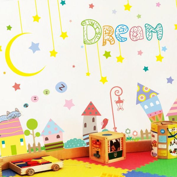 wall stickers dream cartoon house kindergarten background painting art wallpaper murals kids room decor diy decals wallstickers
wall stickers dream cartoon house kindergarten background painting art wallpaper murals kids room decor diy decals wallstickers