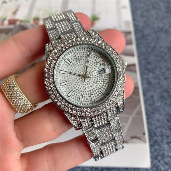 r brand luxury watch casual men's women watches fashion dress datejust stainless steel strap quartz movement automatic calendar folding, Slivery;brown
r brand luxury watch casual men's women watches fashion dress datejust stainless steel strap quartz movement automatic calendar folding, Slivery;brown