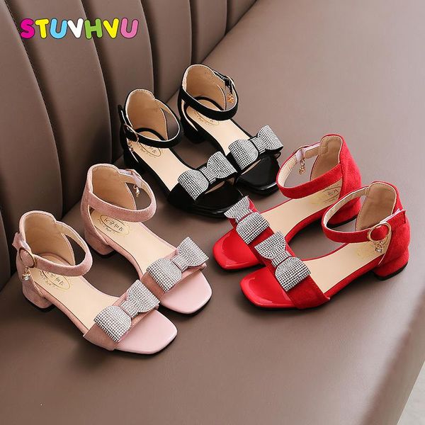 children's sandals girls shoes summer rhinestone bow high heel princess kids open toe little girl 27-38, Black;red
children's sandals girls shoes summer rhinestone bow high heel princess kids open toe little girl 27-38, Black;red
