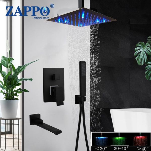 matte black ceiling mount led shower faucet rainfall rain square head kits swivel bathtub spout set bathroom sets
matte black ceiling mount led shower faucet rainfall rain square head kits swivel bathtub spout set bathroom sets