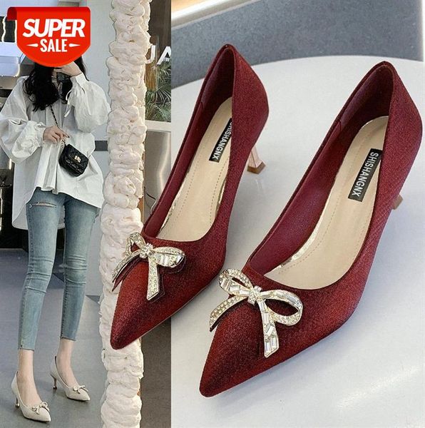 high heels women's pointed toe stiletto shoes fashion temperament rhinestone metal bow single #5n9r, Black
high heels women's pointed toe stiletto shoes fashion temperament rhinestone metal bow single #5n9r, Black