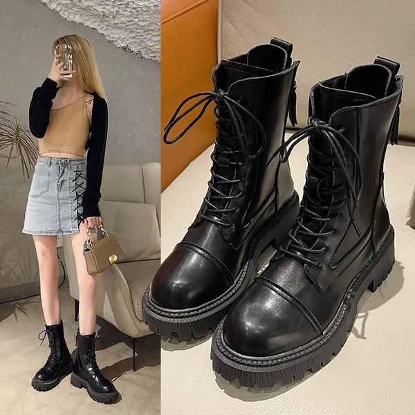 boots rock shoes woman autumn luxury designer zipper flat heel round toe boots-women fashion ladies ankle lolita low rubber, Black
boots rock shoes woman autumn luxury designer zipper flat heel round toe boots-women fashion ladies ankle lolita low rubber, Black