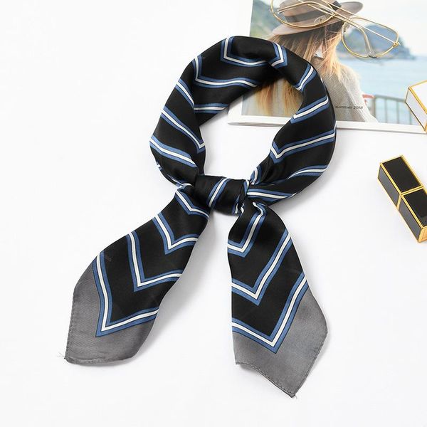 scarves 8 colors fashion striped print scarf for ladies bandana silk-like handkerchief women's bag 2021 70*70cm, Blue;gray
scarves 8 colors fashion striped print scarf for ladies bandana silk-like handkerchief women's bag 2021 70*70cm, Blue;gray