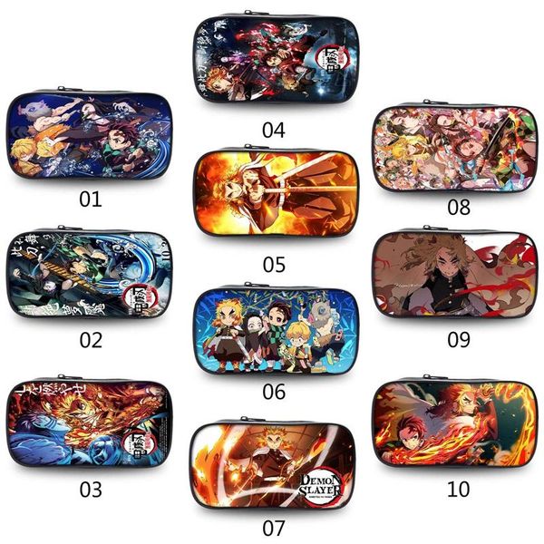 pencil bags 1pc anime demon slayer kimetsu no yaiba case oxford fabric pen bag large capacity stationery storage pouch
pencil bags 1pc anime demon slayer kimetsu no yaiba case oxford fabric pen bag large capacity stationery storage pouch
