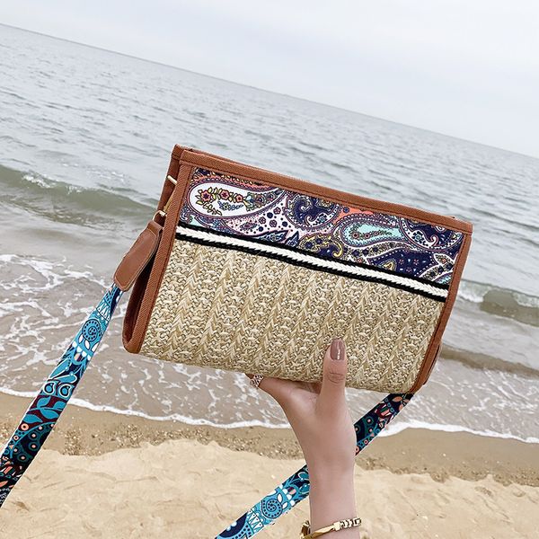 evening bag national style women's 2021 fashion versatile foreign woven wide shoulder belt single oblique span small square
evening bag national style women's 2021 fashion versatile foreign woven wide shoulder belt single oblique span small square