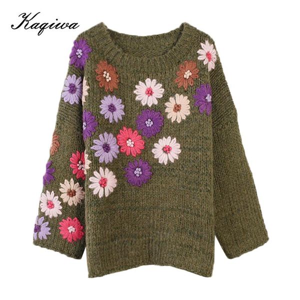 autumn winter 2021 women's wear pullover long sleeve heavy industry flower embroidery round neck loose knit thick b-102 sweaters, White;black
autumn winter 2021 women's wear pullover long sleeve heavy industry flower embroidery round neck loose knit thick b-102 sweaters, White;black