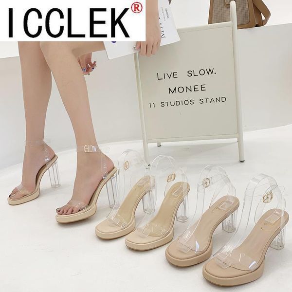 dress shoes 2021 classic pvc sandals women transparent heel high heels round toe summer buckle for chunky, Black
dress shoes 2021 classic pvc sandals women transparent heel high heels round toe summer buckle for chunky, Black