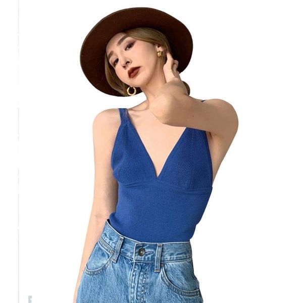 women's tanks & camis h9ed women summer sleeveless crop tank deep v-neck low cut backless knitted camisole solid color slim basic s, White
women's tanks & camis h9ed women summer sleeveless crop tank deep v-neck low cut backless knitted camisole solid color slim basic s, White