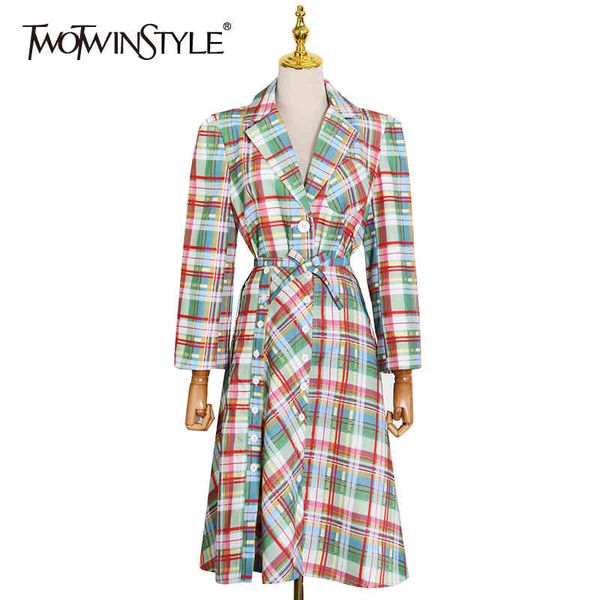 plaid hit color two piece set for women notched long sleeve blazer high waist a line skirt casual sets female new 210428, White
plaid hit color two piece set for women notched long sleeve blazer high waist a line skirt casual sets female new 210428, White