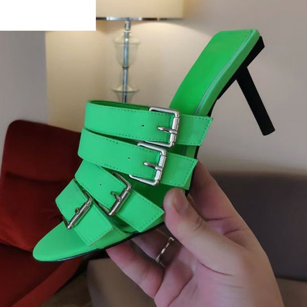 sandals runway design summer slippers women shoes real leather metal buckled high heel sandals peep toe gladiator sandalias female, Black
sandals runway design summer slippers women shoes real leather metal buckled high heel sandals peep toe gladiator sandalias female, Black