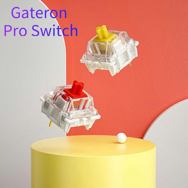 keyboards gateron yellow red pro switches smd linear mechanical keyboard switch 3 pin pre-lubed
keyboards gateron yellow red pro switches smd linear mechanical keyboard switch 3 pin pre-lubed