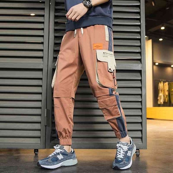 men's pants fashion hip hop ribbon streetwear joggers sweatpants cotton cargo abz667 dota, Black
men's pants fashion hip hop ribbon streetwear joggers sweatpants cotton cargo abz667 dota, Black