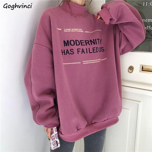 women's hoodies & sweatshirts womens thickening plus velvet korean style harajuku letter printed pullovers casual daily streetwear clot, Black
women's hoodies & sweatshirts womens thickening plus velvet korean style harajuku letter printed pullovers casual daily streetwear clot, Black
