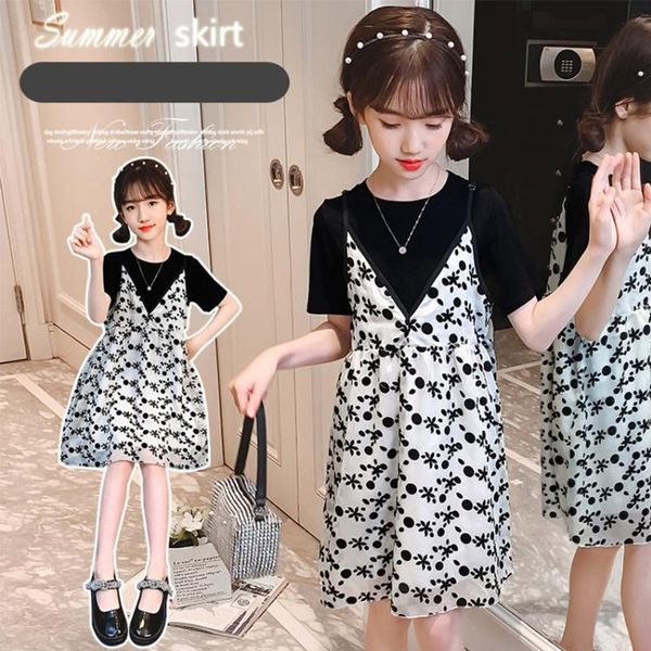 girl's dresses 2021 floral summer girls dress with lining baby princess midi children party clothes fashion suspender + shirt, Red;yellow
girl's dresses 2021 floral summer girls dress with lining baby princess midi children party clothes fashion suspender + shirt, Red;yellow