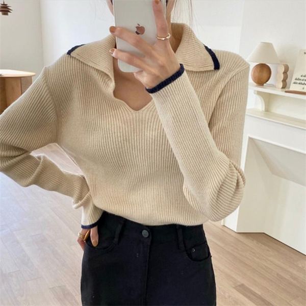 women's sweaters cbafu female basic women chic korean autumn long sleeve jumper solid knitted pullovers all match sweater ladies shirt, White;black
women's sweaters cbafu female basic women chic korean autumn long sleeve jumper solid knitted pullovers all match sweater ladies shirt, White;black