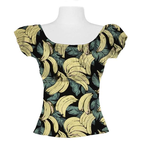 women's blouses & shirts candow look vintage clothing online woman fruit print off shoulder ruffled low back peasant blouse pinup rocka, White
women's blouses & shirts candow look vintage clothing online woman fruit print off shoulder ruffled low back peasant blouse pinup rocka, White