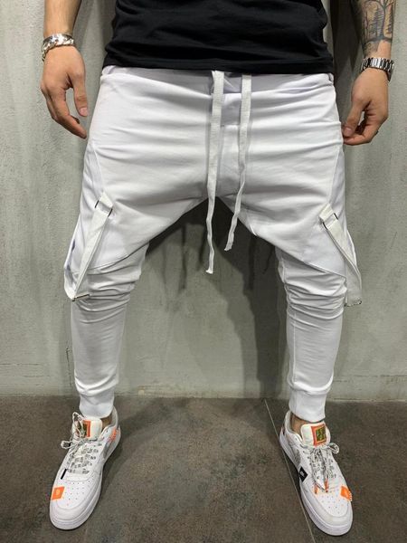 men's sports pants tether hip hop big pocket drawstring casual, Black
men's sports pants tether hip hop big pocket drawstring casual, Black