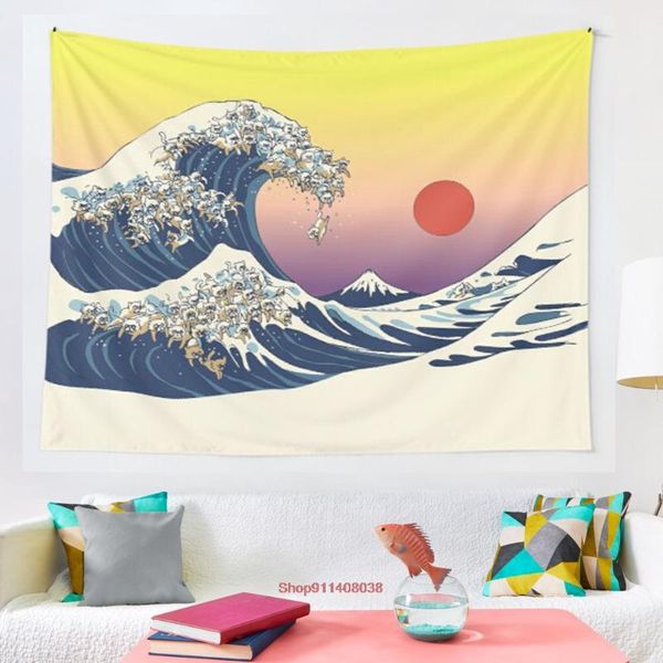 tapestries the great wave of cat tapestry art wall hanging living room decor craftsmandala decorative thin blanket yoga
tapestries the great wave of cat tapestry art wall hanging living room decor craftsmandala decorative thin blanket yoga