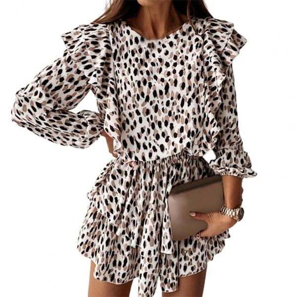 casual dresses women dress stylish floral mini flying sleeve round neck leopard print ruffle layered o tiered plus size, Black;gray
casual dresses women dress stylish floral mini flying sleeve round neck leopard print ruffle layered o tiered plus size, Black;gray