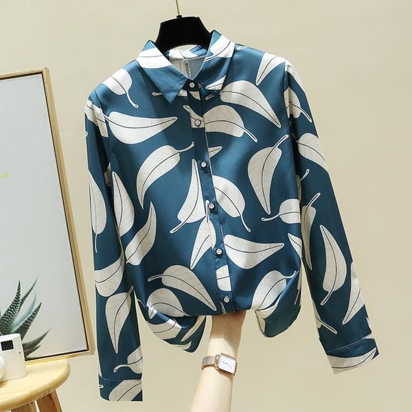 long sleeve print chiffon blouse shirt blusa women blusas mujer de moda 2021 turn down collar office e38 women's blouses & shirts, White
long sleeve print chiffon blouse shirt blusa women blusas mujer de moda 2021 turn down collar office e38 women's blouses & shirts, White