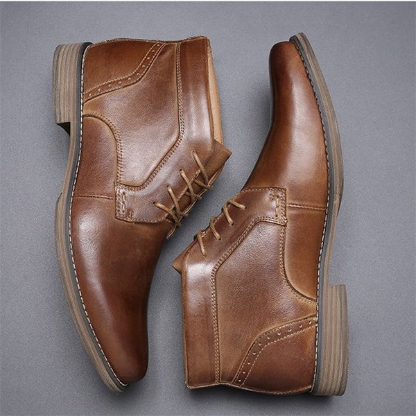 mens designer dress shoes lace-up martin ankle boot formal business boots handmade genuine leather wedding party shoe with box 022, Black
mens designer dress shoes lace-up martin ankle boot formal business boots handmade genuine leather wedding party shoe with box 022, Black