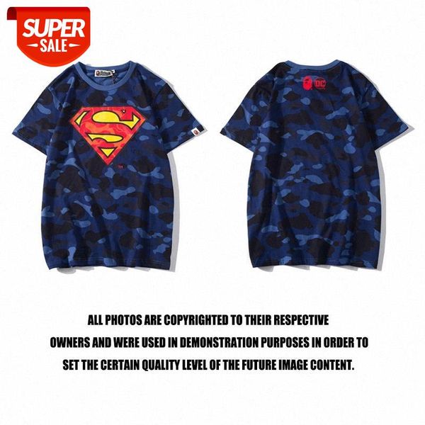 summer japanese tide brand universe superman joint camouflage blue men and women pure cotton loose short-sleeved t-shirt #ef2j, White;black
summer japanese tide brand universe superman joint camouflage blue men and women pure cotton loose short-sleeved t-shirt #ef2j, White;black