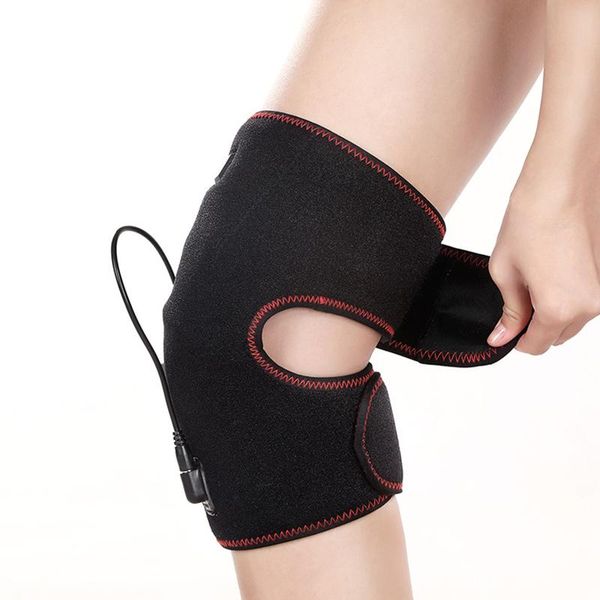 fitness running cycling heating knee support usb charging sport compression pad sleeve for basketball volleyball elbow & pads, Black;gray
fitness running cycling heating knee support usb charging sport compression pad sleeve for basketball volleyball elbow & pads, Black;gray