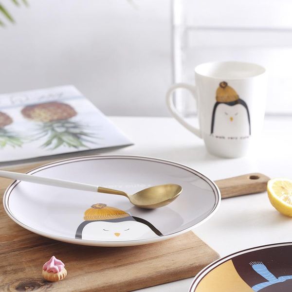 exquisite cartoons dinner plates creativity personality dessert ceramic salad nordic plateau kitchen dishes dk50dp &
exquisite cartoons dinner plates creativity personality dessert ceramic salad nordic plateau kitchen dishes dk50dp &